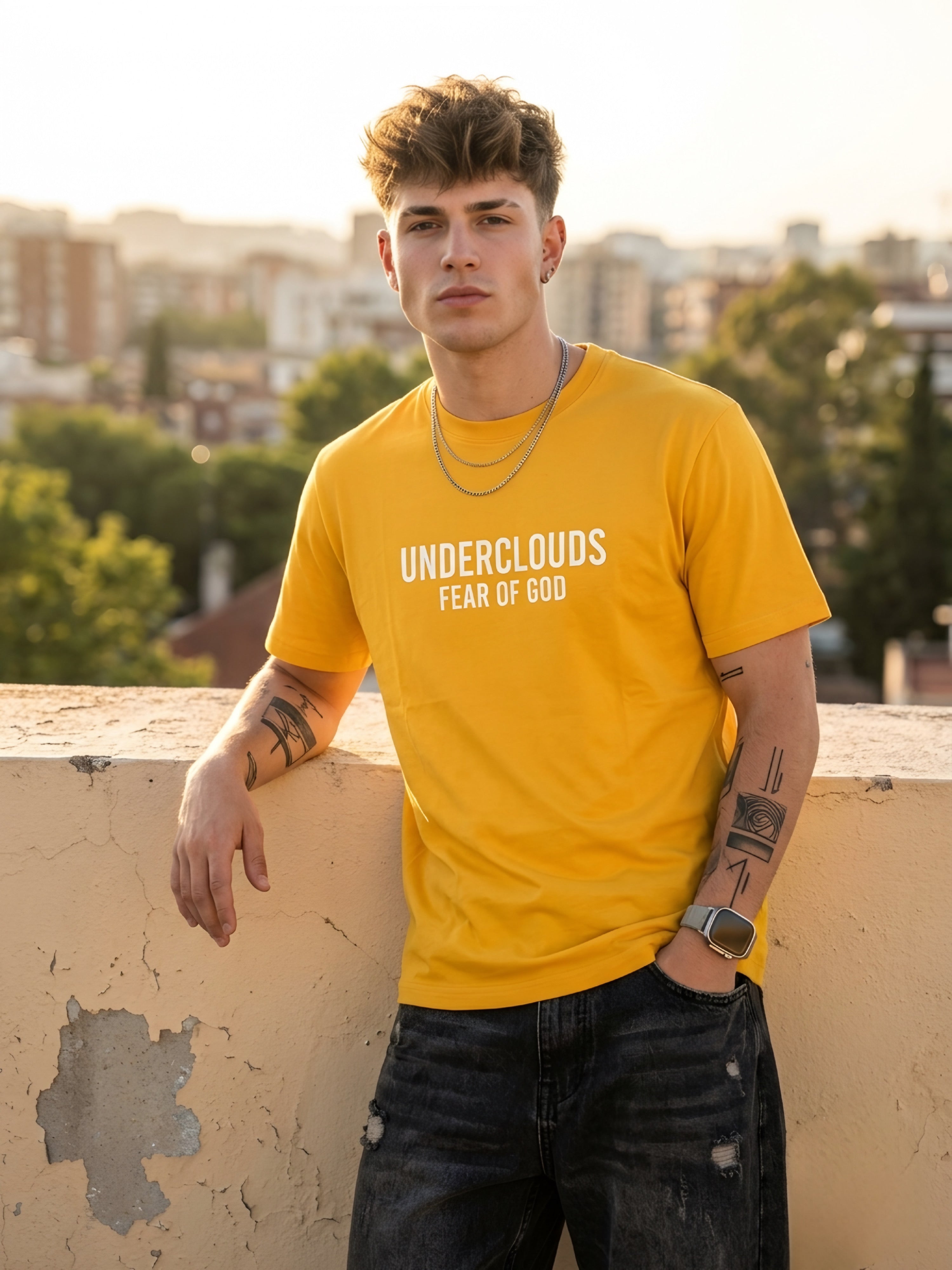 Underclouds Essential Tee – Yellow