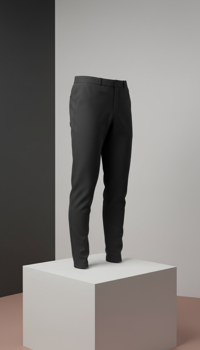 Charcoal Black Technical Joggers