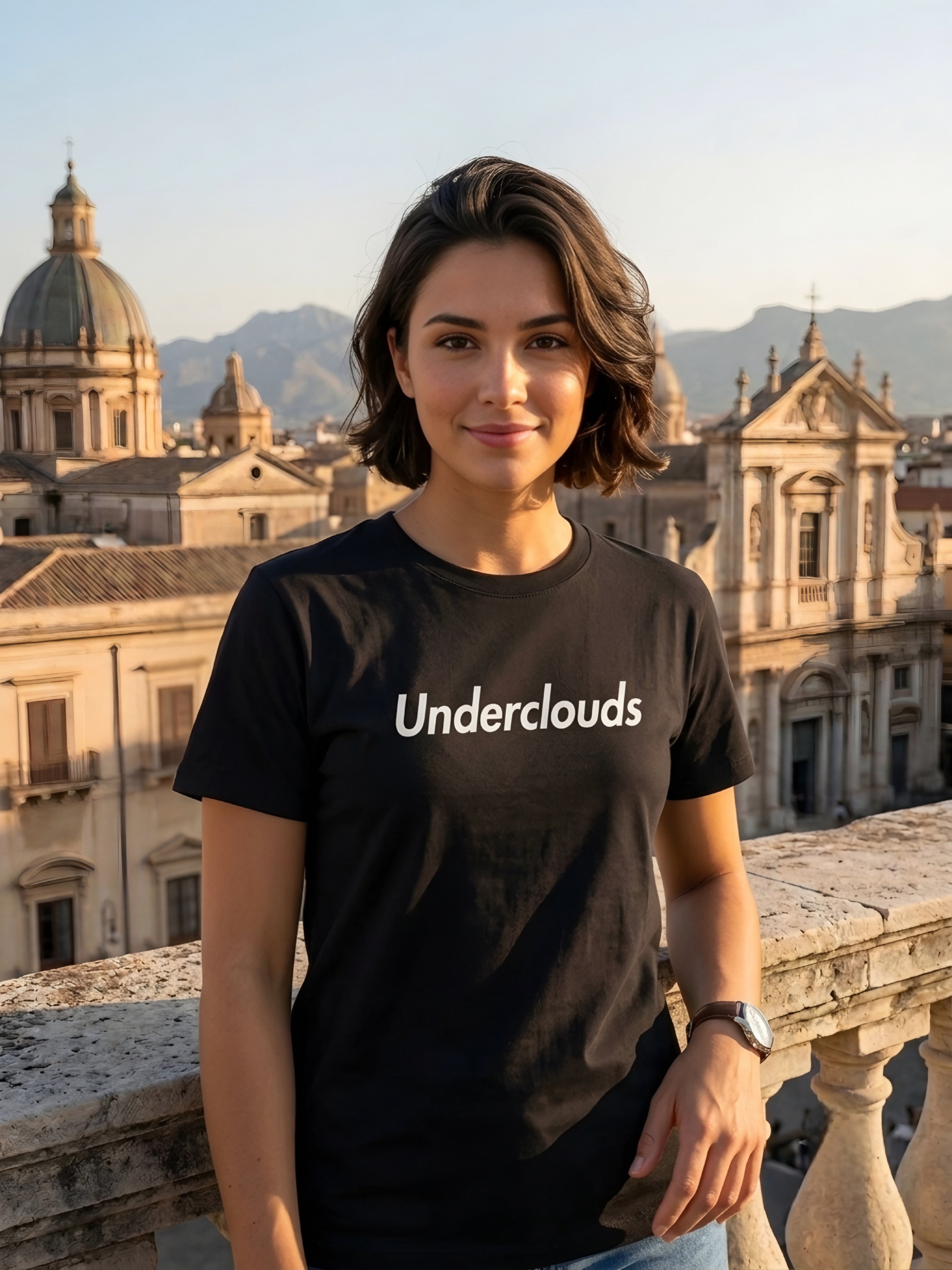 Underclouds Essential Black Tee