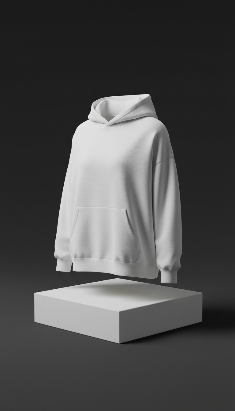 Cloud White Oversized Hoodie